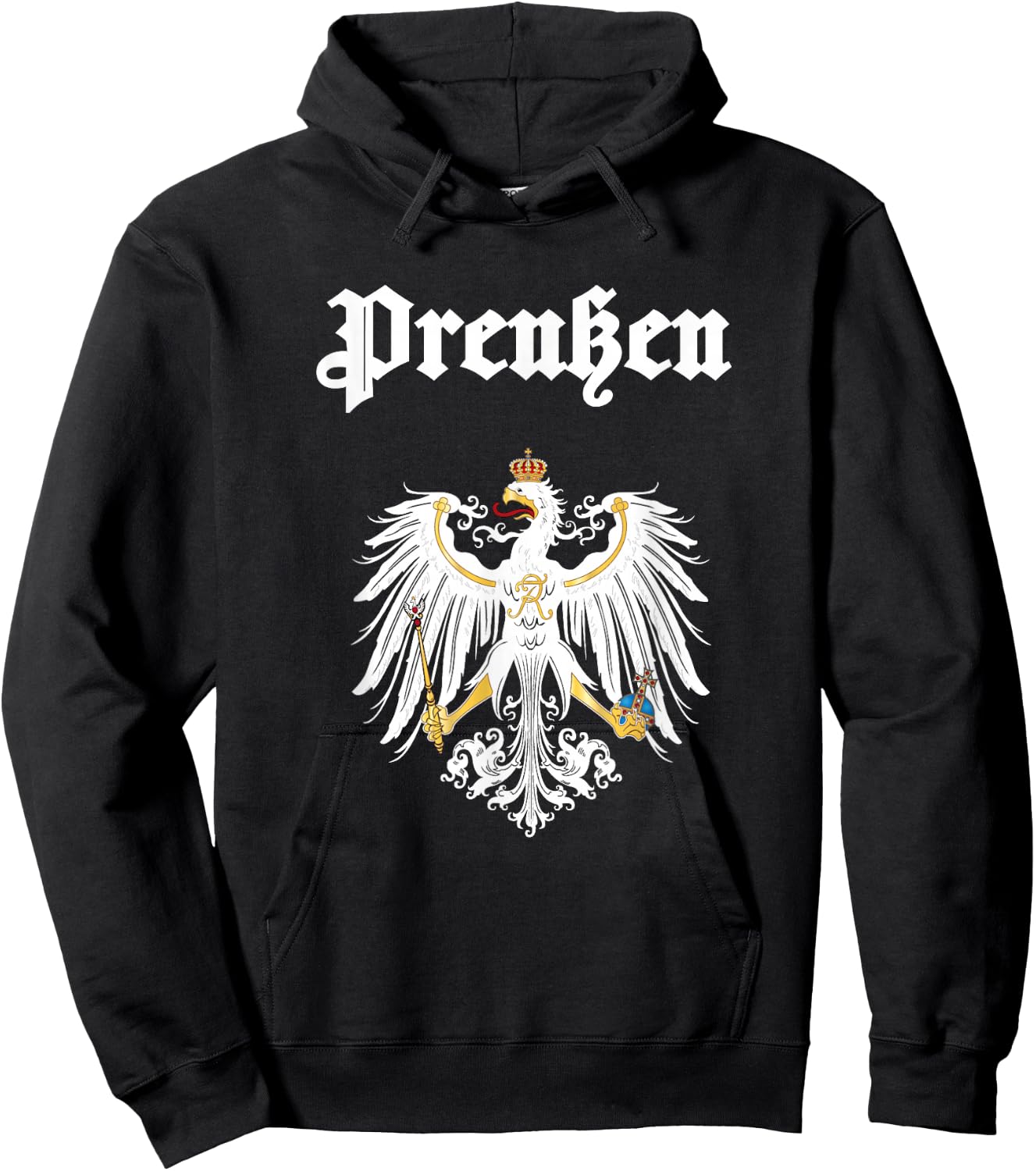 Kingdom of Prussia Eagle - East Prussia Coat of Arms Hoodie - Hoodie | Black