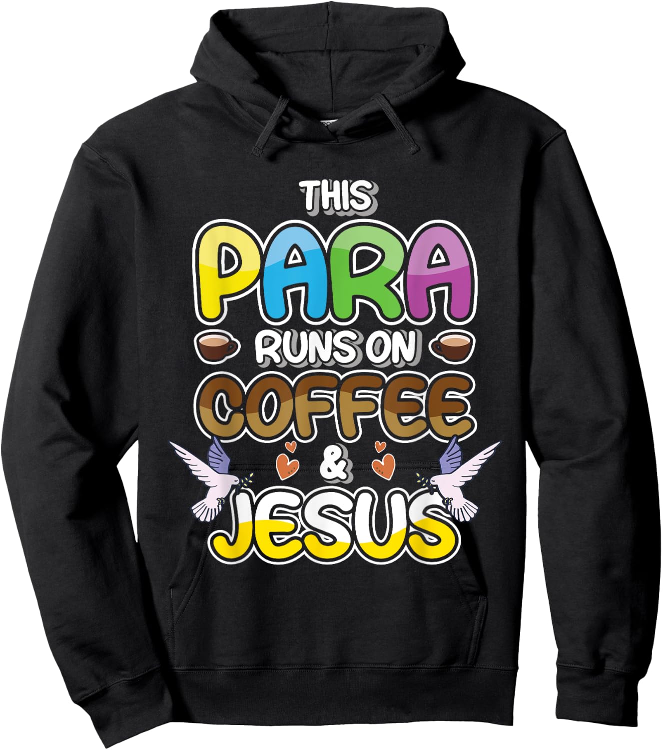 Paraprofessional Educator - Teachers Assistant Paraeducator Hoodie - Hoodie | Black