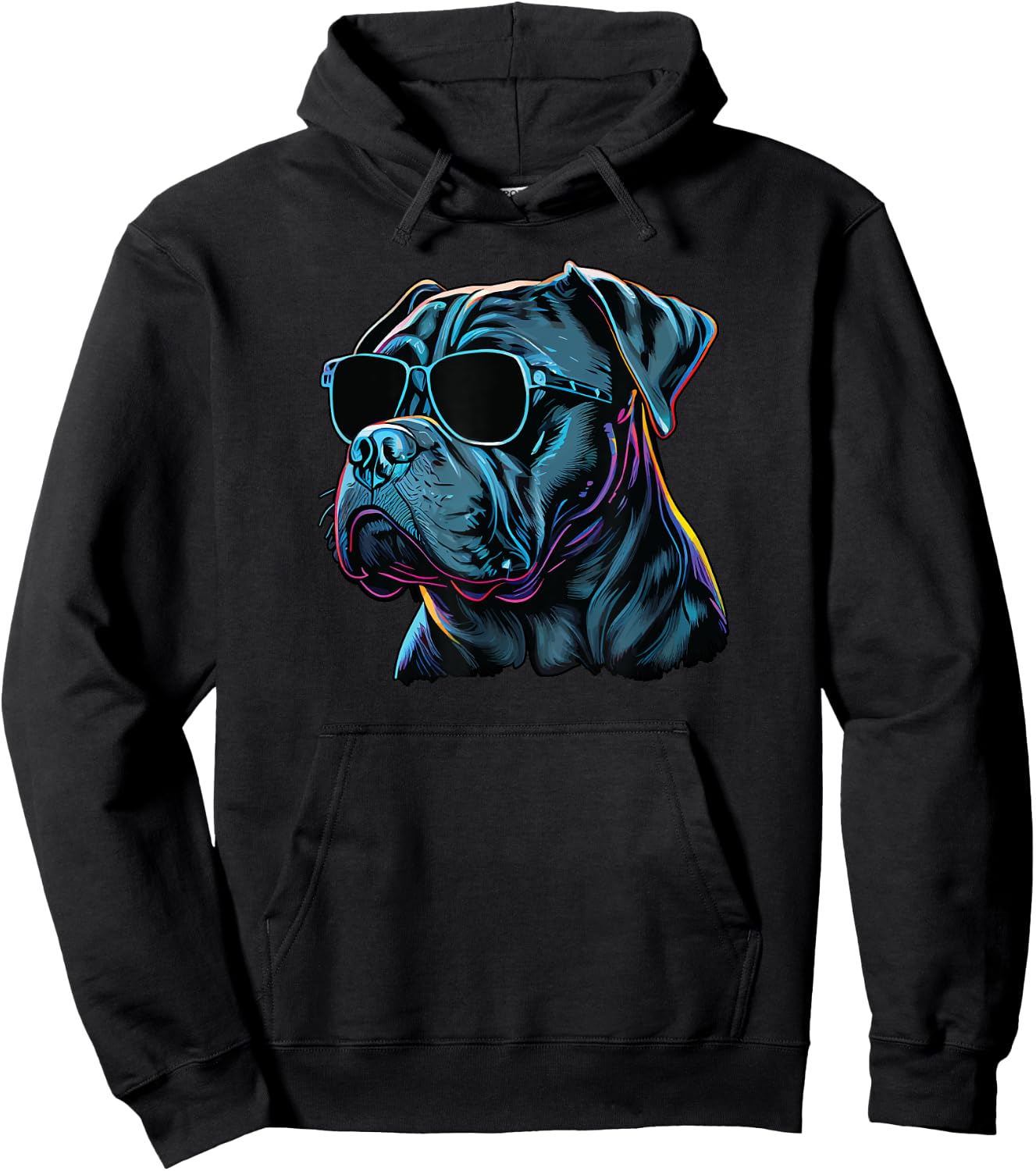 Dad Mom Cool Dog Sunglasses - Cane Corso Women Hoodie - Hoodie | Black