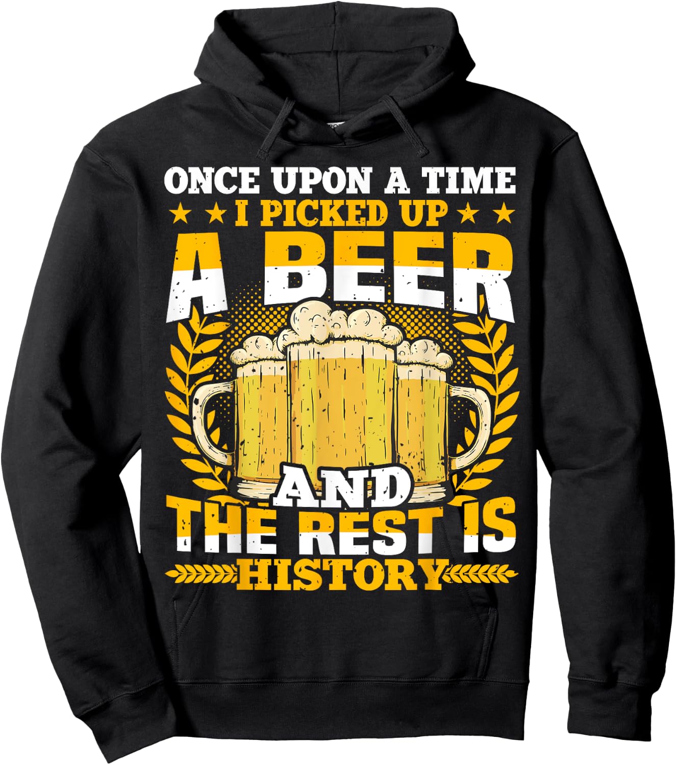 Beer Drinking, Funny Beer Saying For A Beer Lover Hoodie - Hoodie | Black