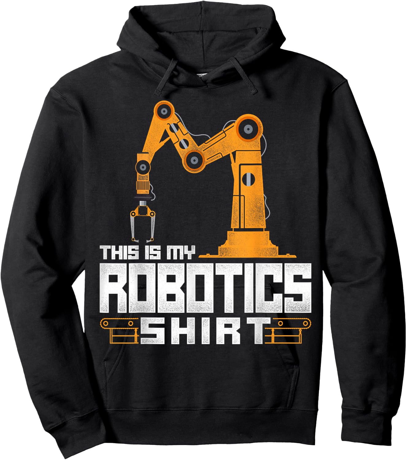 Robot Robotics Engineer Vintage This Is My Robotics Shirt Hoodie - Hoodie | Black