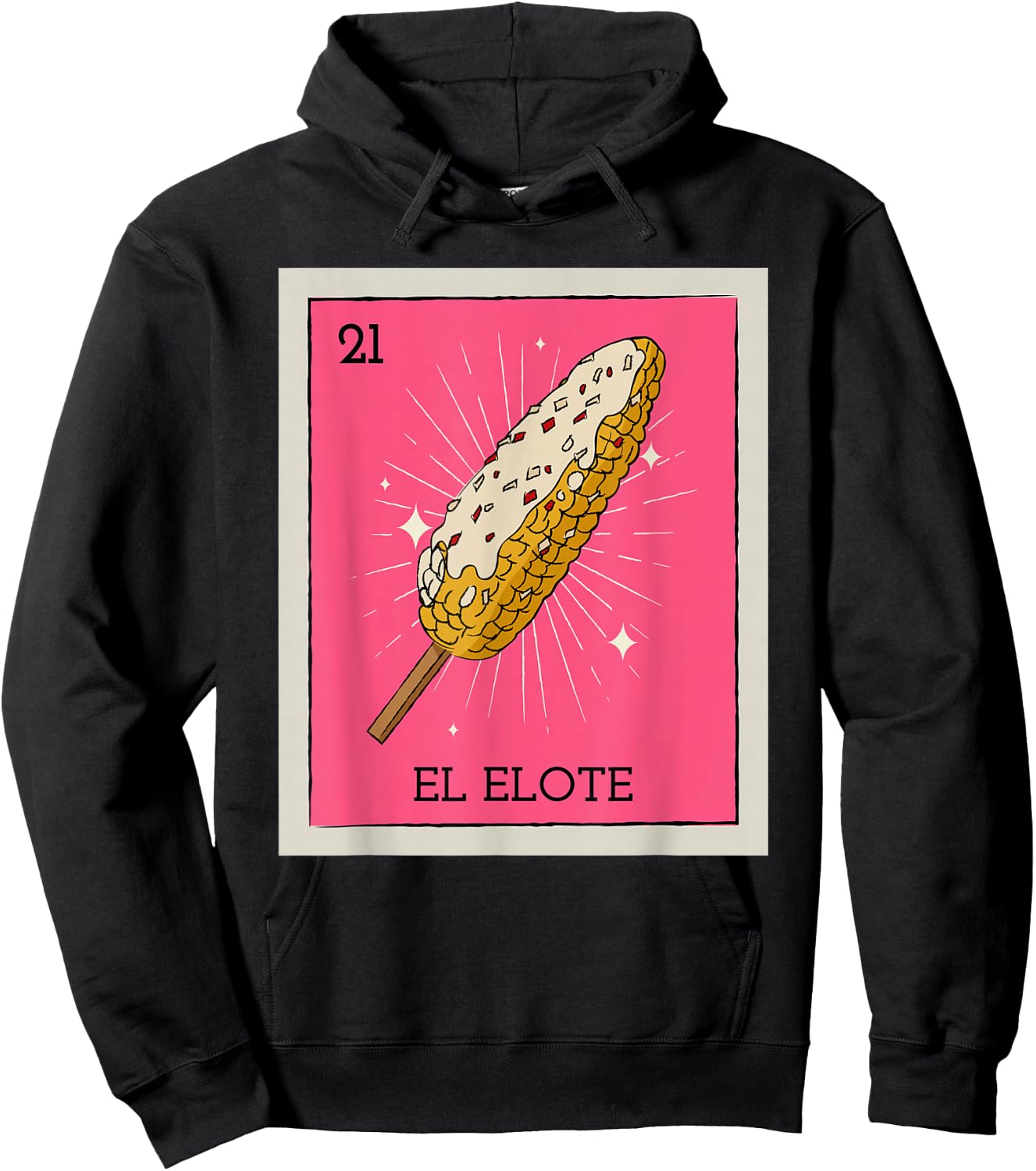 Funny Game Funny El Elote Elote Man Lowrider Cholo Chola Hoodie - Hoodie | Black