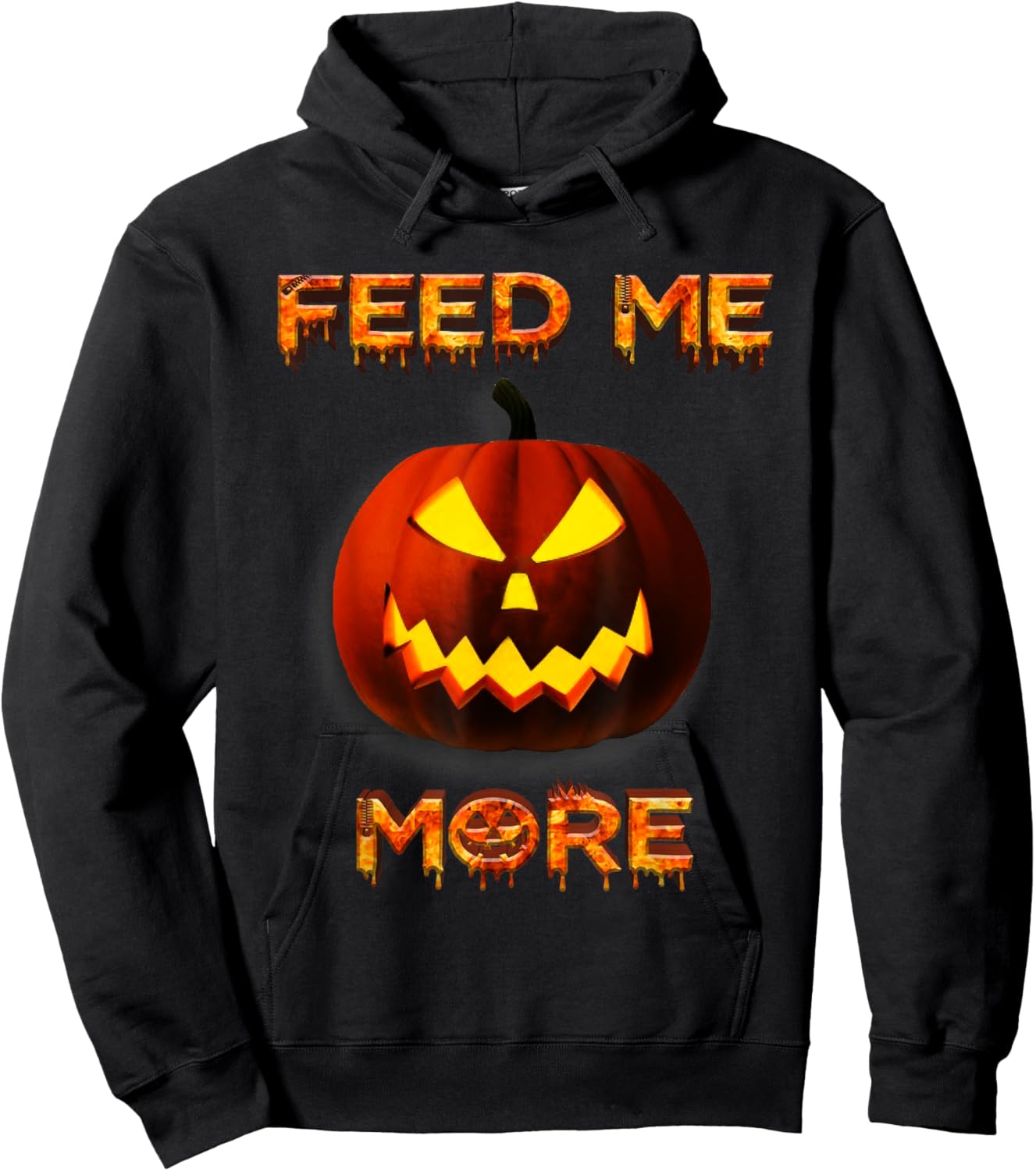 Halloween Feed Me More Hoodie - Hoodie | Black