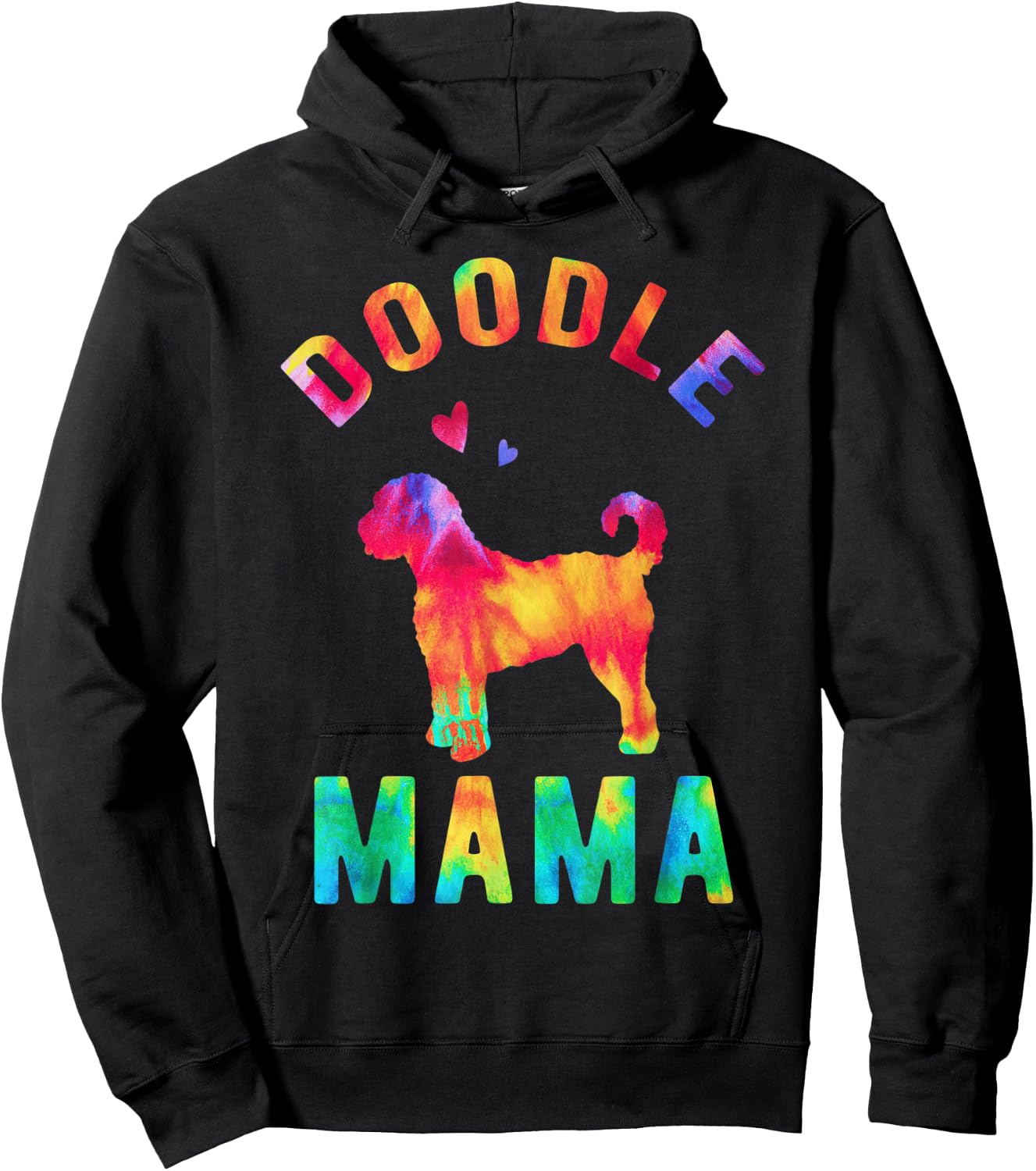Doodle Mom Doodle Mama Goldendoodle Dog Lover Hoodie - Hoodie | Black
