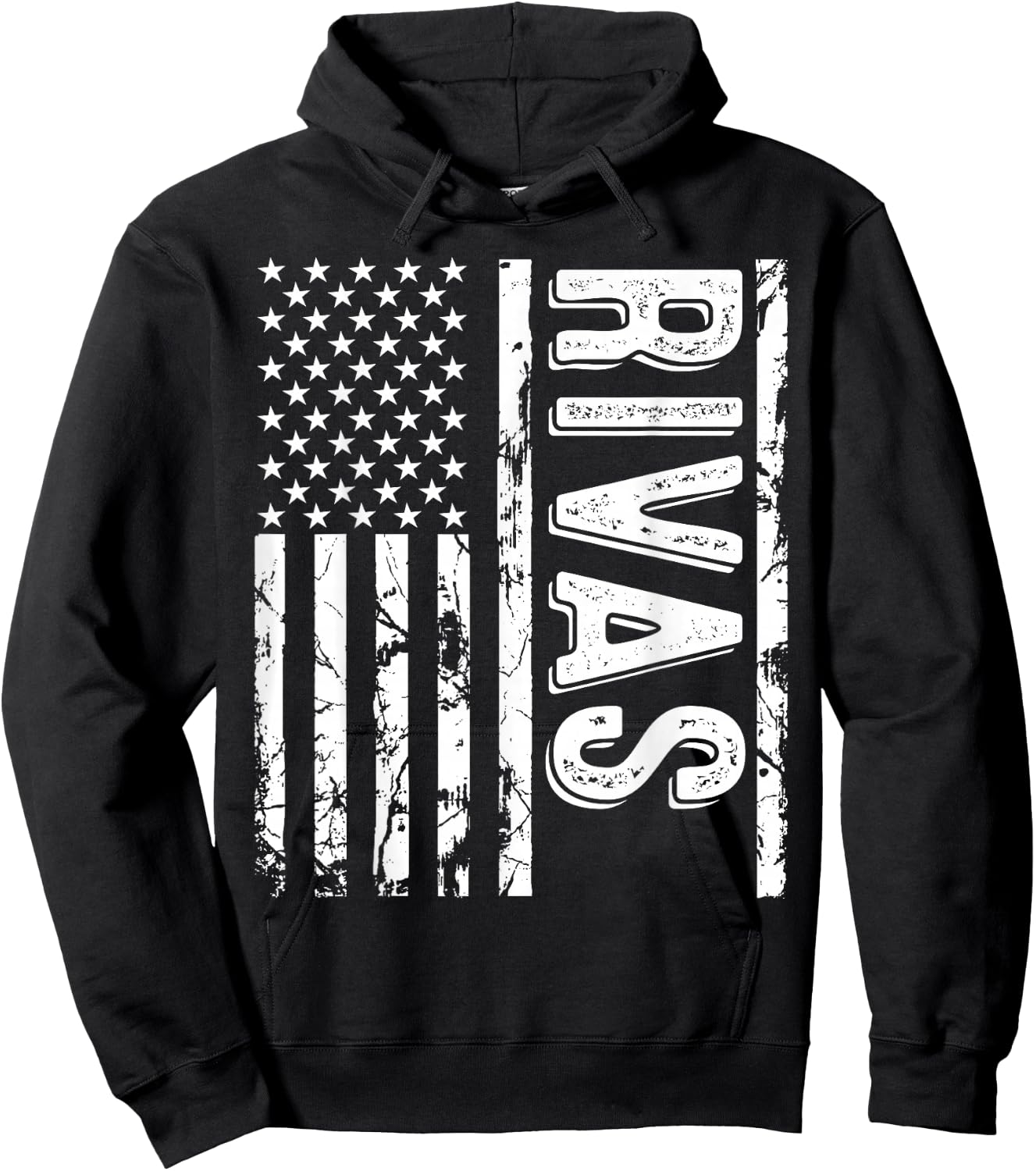 Rivas Last Name Funny Surname Team Rivas Family Reunion Hoodie - Hoodie | Black