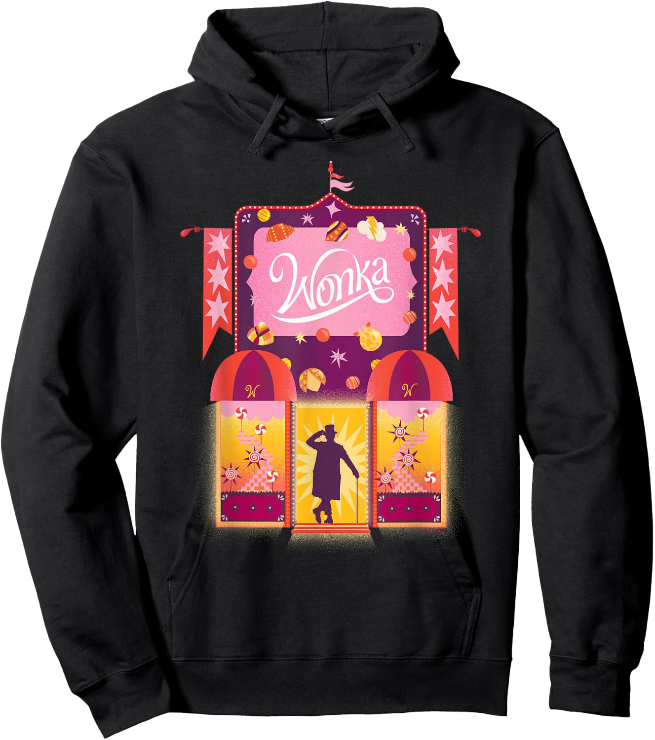 Wonka Shop Hoodie - Hoodie | Black