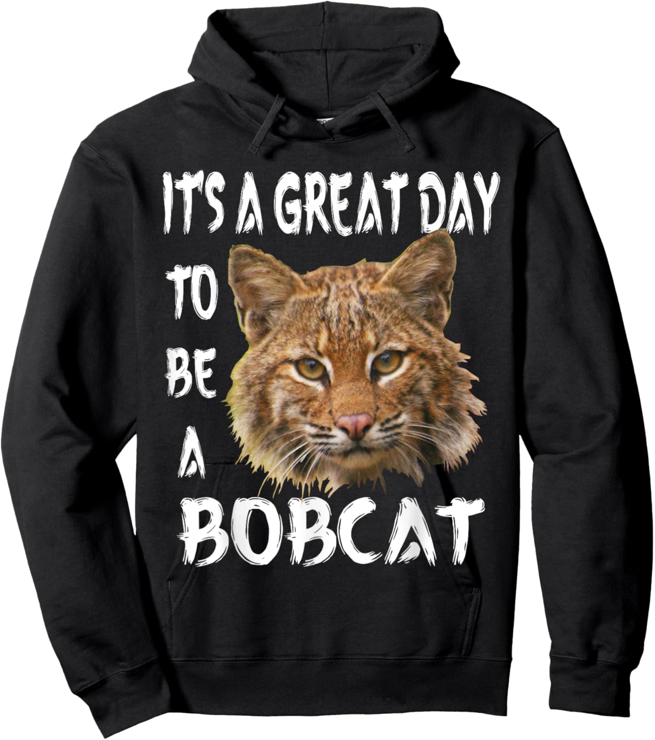 Bobcats School Sports Fan Team Spirit Great Day Hoodie - Hoodie | Black