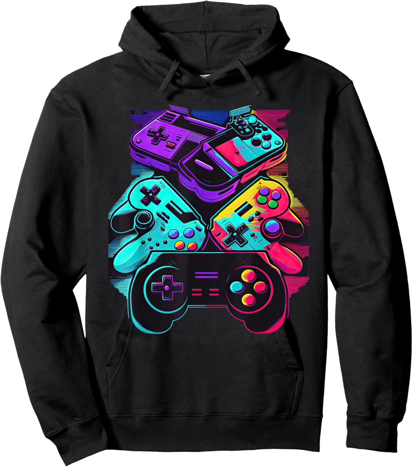 Control Gamer Video Game Controller Hoodie - Hoodie | Black