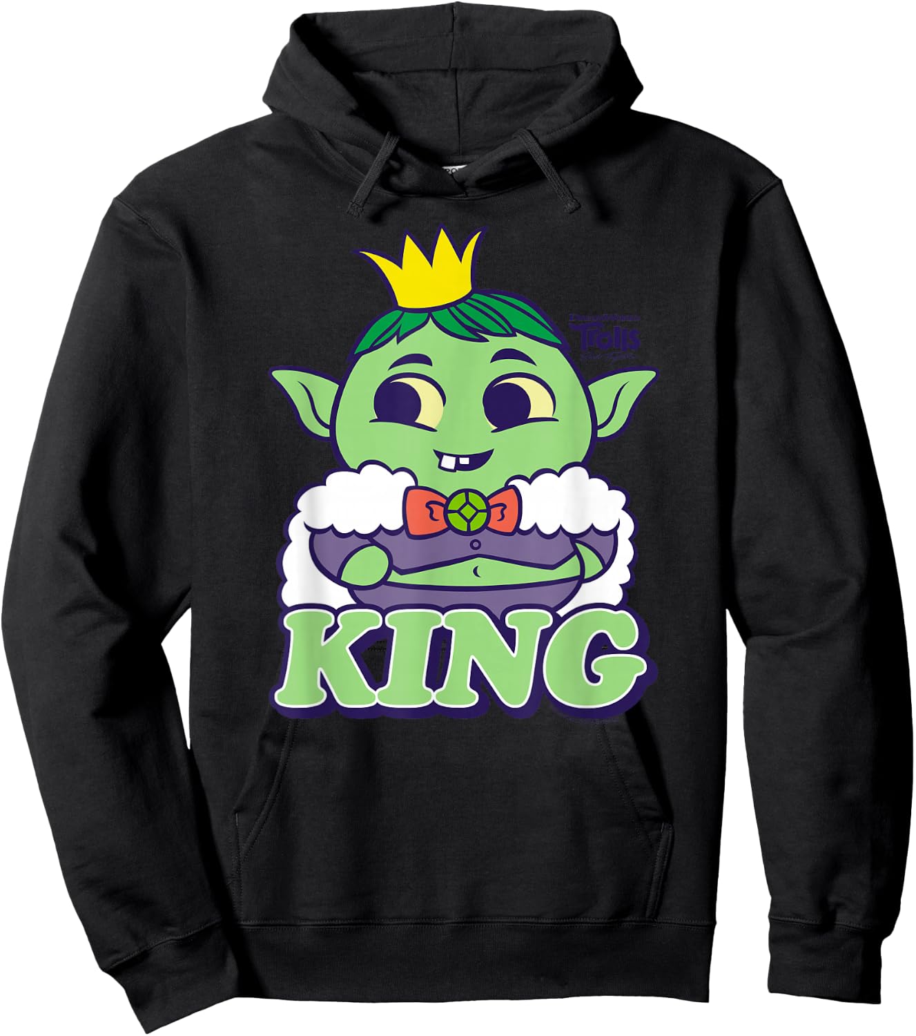 DreamWorks Trolls Band Together King Gristle Hoodie - Hoodie | Black