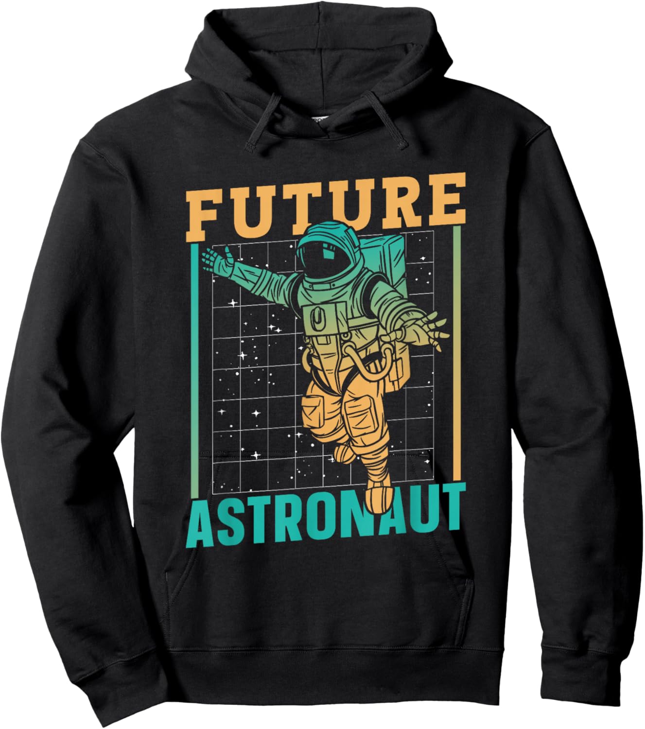 Future Astronaut Astronomy Space Rocket Planets Hoodie - Hoodie | Black