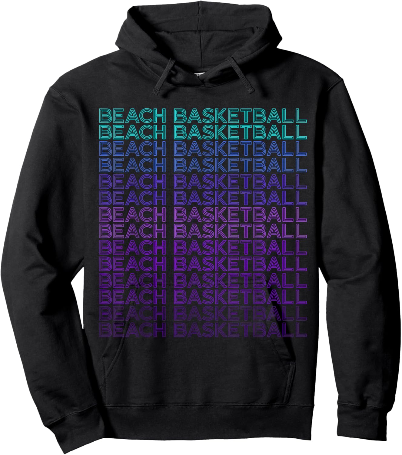 Beach Basketball Hoodie - Hoodie | Black