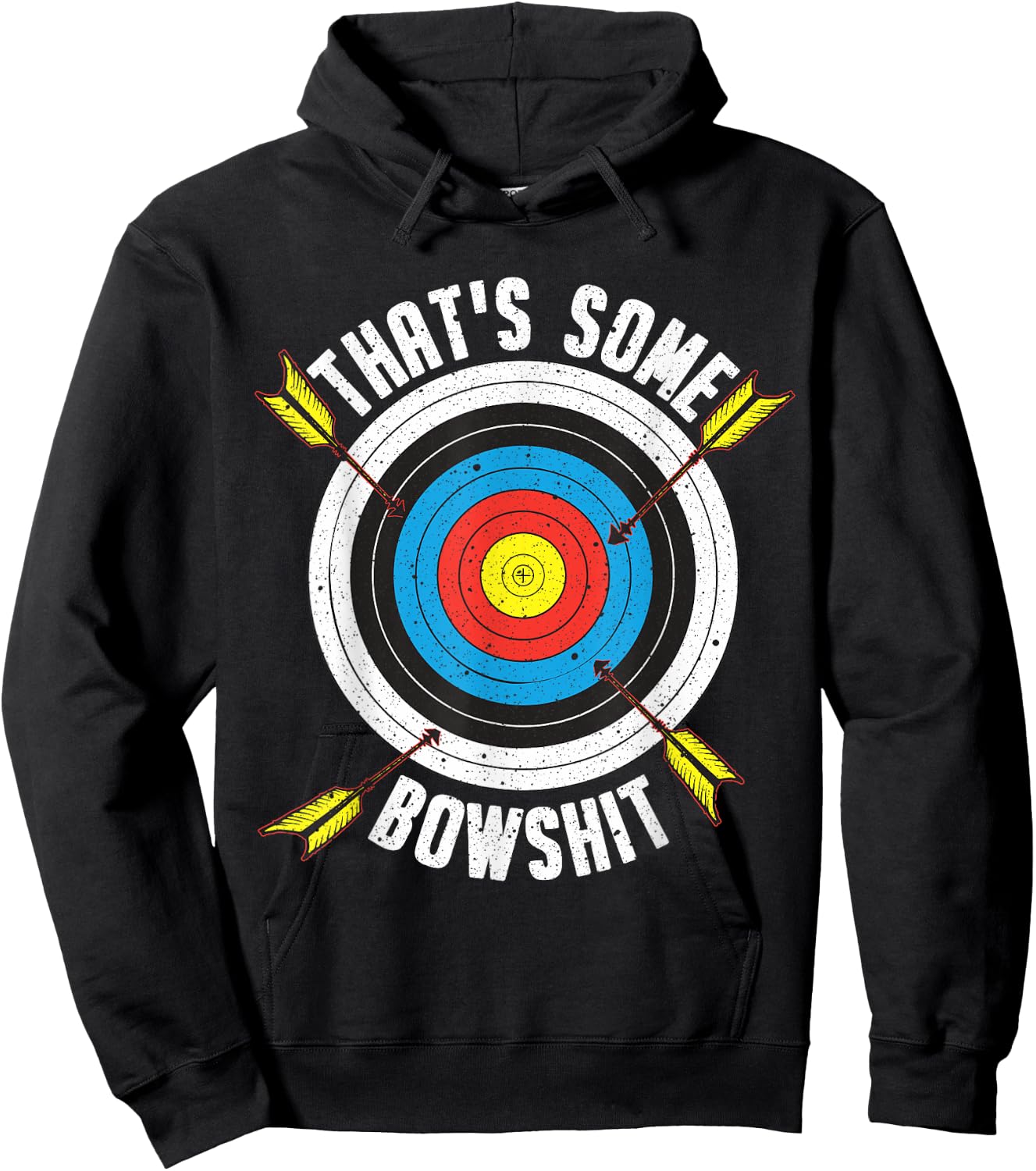Funny Archery Design For Kids Men Women Archery Bow Archer Hoodie - Hoodie | Black