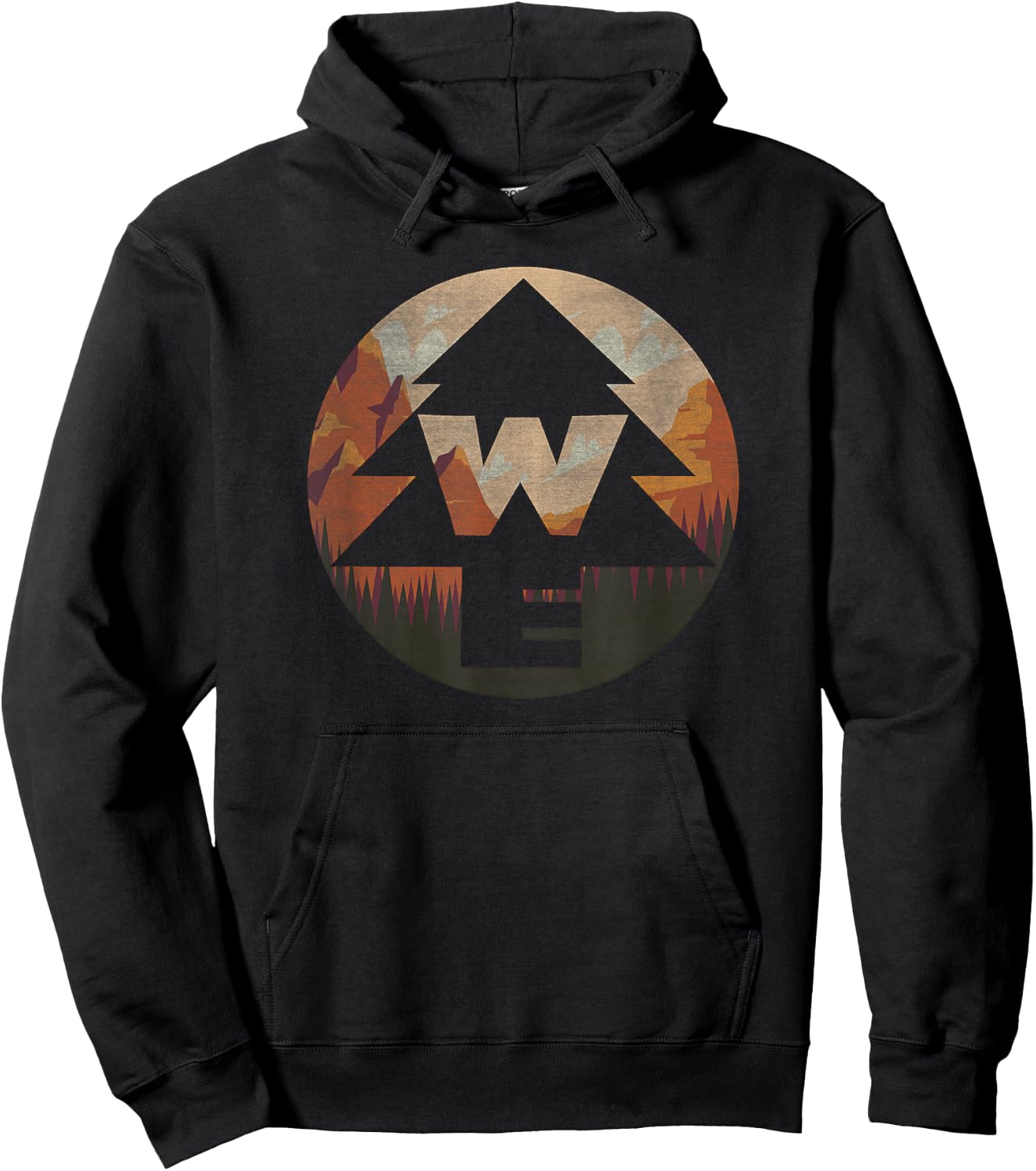 Disney Pixar Up Wilderness Explorer Landscape Badge Hoodie - Hoodie | Black
