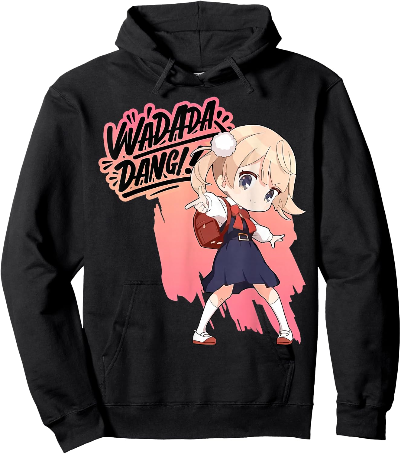 Wadada Dang Shigure Ui Loli Dance Dancing Anime Girl Hoodie - Hoodie | Black