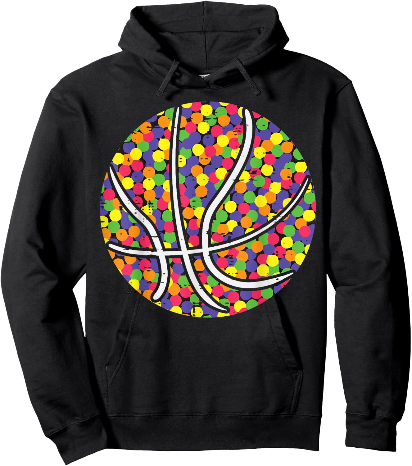 Basketball Dots International Dot Day Boys Kids Men Women Hoodie - Hoodie | Black