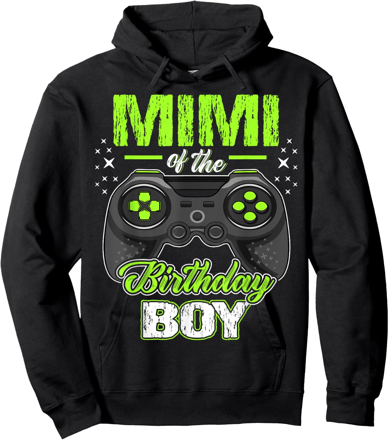 Mimi of the Birthday Boy Matching Video Gamer Birthday Hoodie - Hoodie | Black