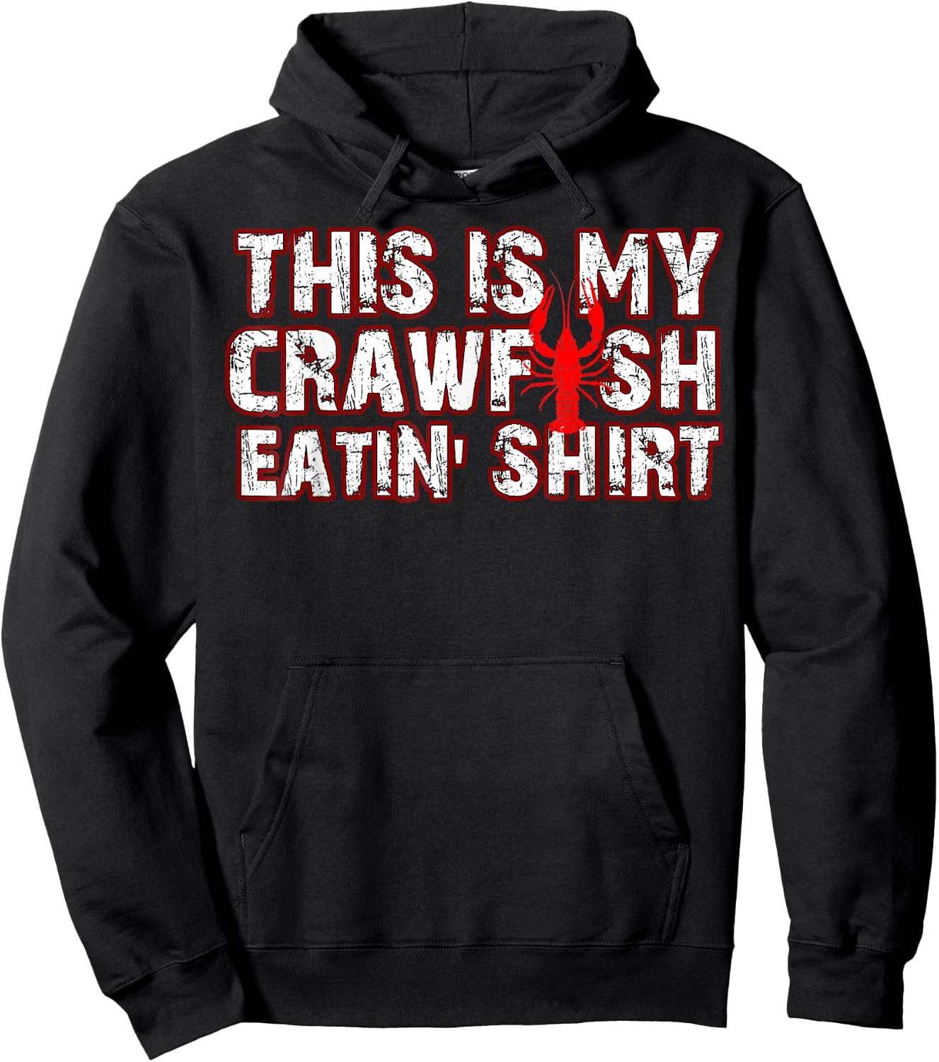 New Orleans Mardi Gras This Is My Crawfish Eating Hoodie - Hoodie | Black