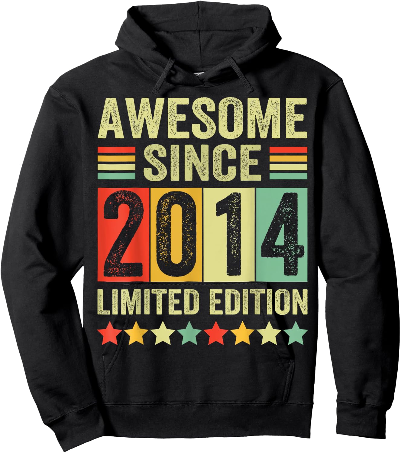 Est 2014 Limited Edition 9th Birthday Gifts 9 Year Old Hoodie - Hoodie | Black