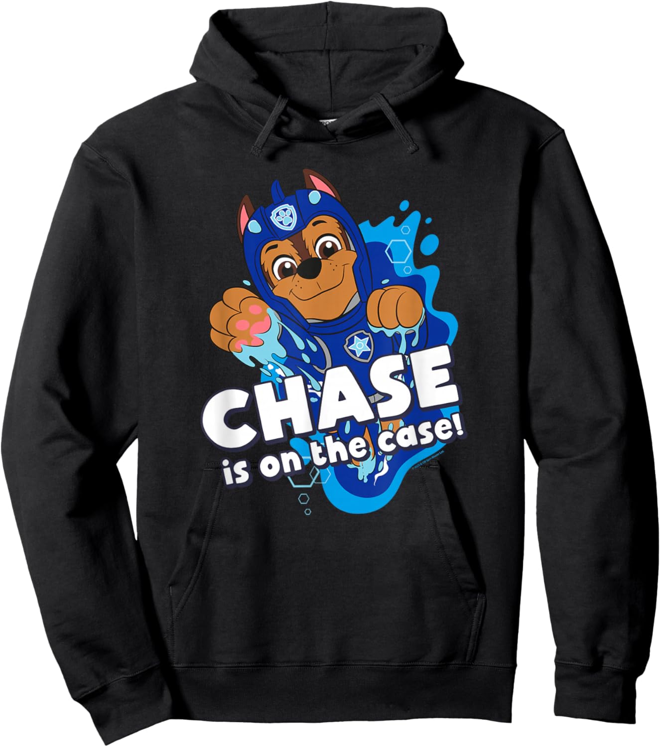PAW Patrol Aqua Pups Chase on The Case Hoodie - Hoodie | Black
