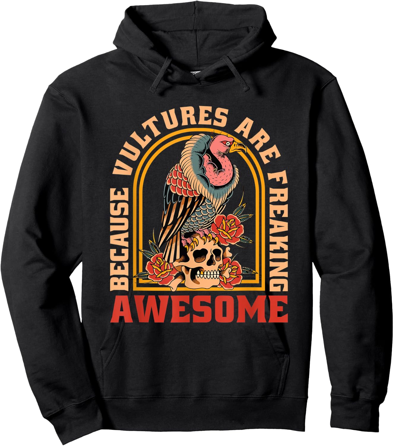 Vulture Shirt For Vulture Watcher Buzzard Scavenger Turkey Hoodie - Hoodie | Black