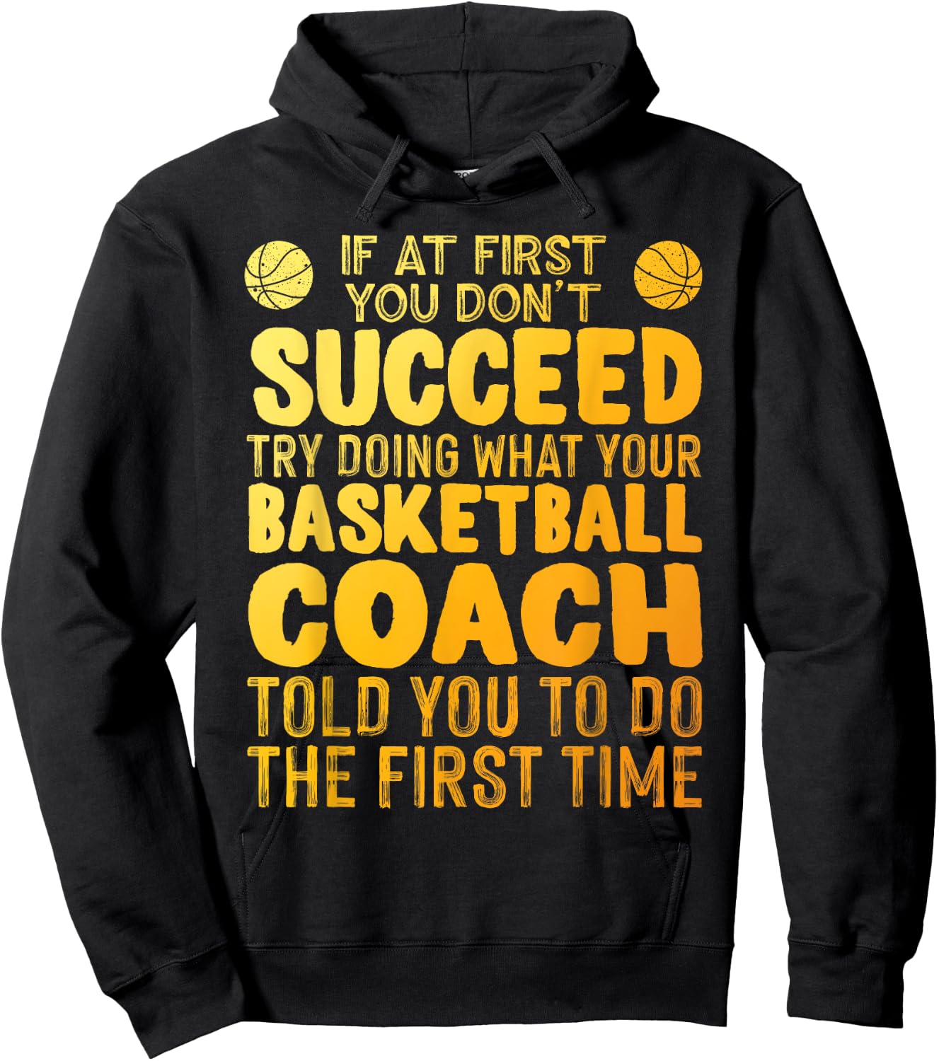 Funny Basketball Coach Art Women Team Player Sports Hoodie - Hoodie | Black
