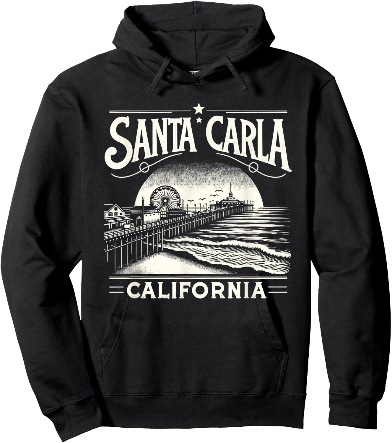 Santa Carla California Vampire Murder Capital Of The World Hoodie - Hoodie | Black