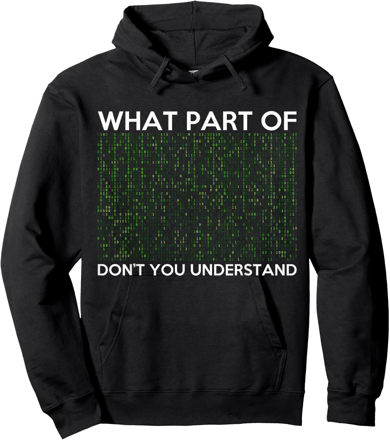 What Part of Don't You Understand for AI & ML Lovers Hoodie - Hoodie | Black
