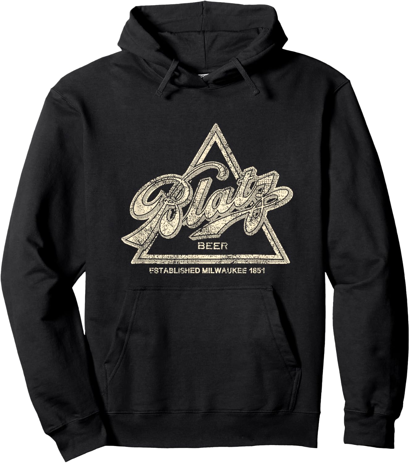 Blatz Beer Vintage Style - Pale Logo Hoodie - Hoodie | Black