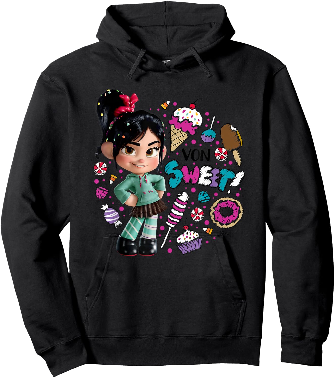 Wreck It Ralph - Von Sweet Hoodie - Hoodie | Black