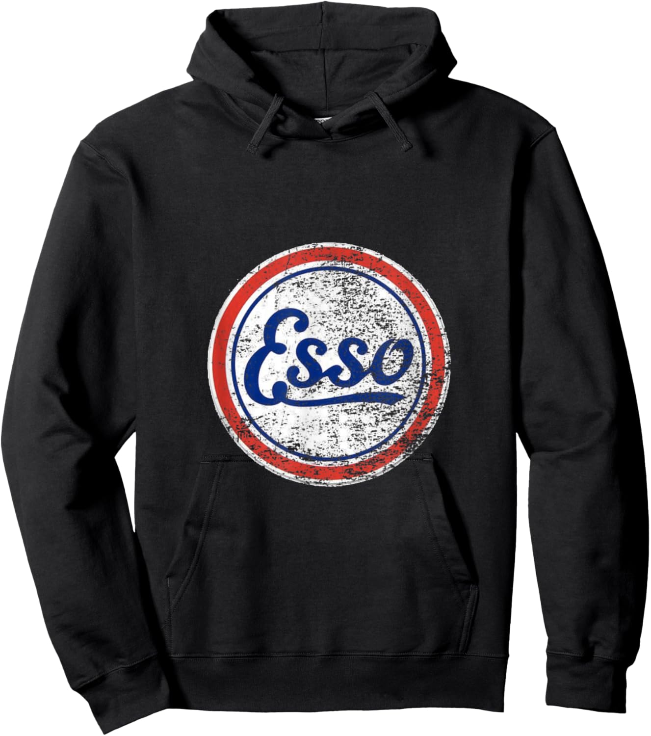 Vintage Esso Gas Station Sign Hoodie - Hoodie | Black