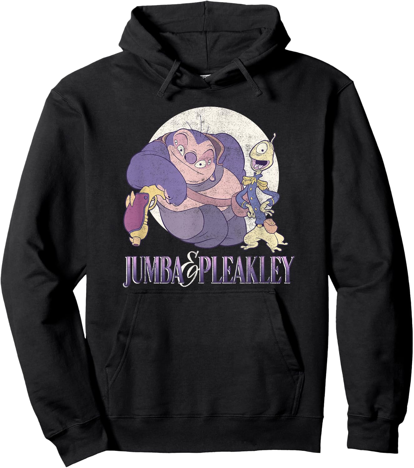Disney Lilo & Stitch Jumba & Pleakley Poster Hoodie - Hoodie | Black