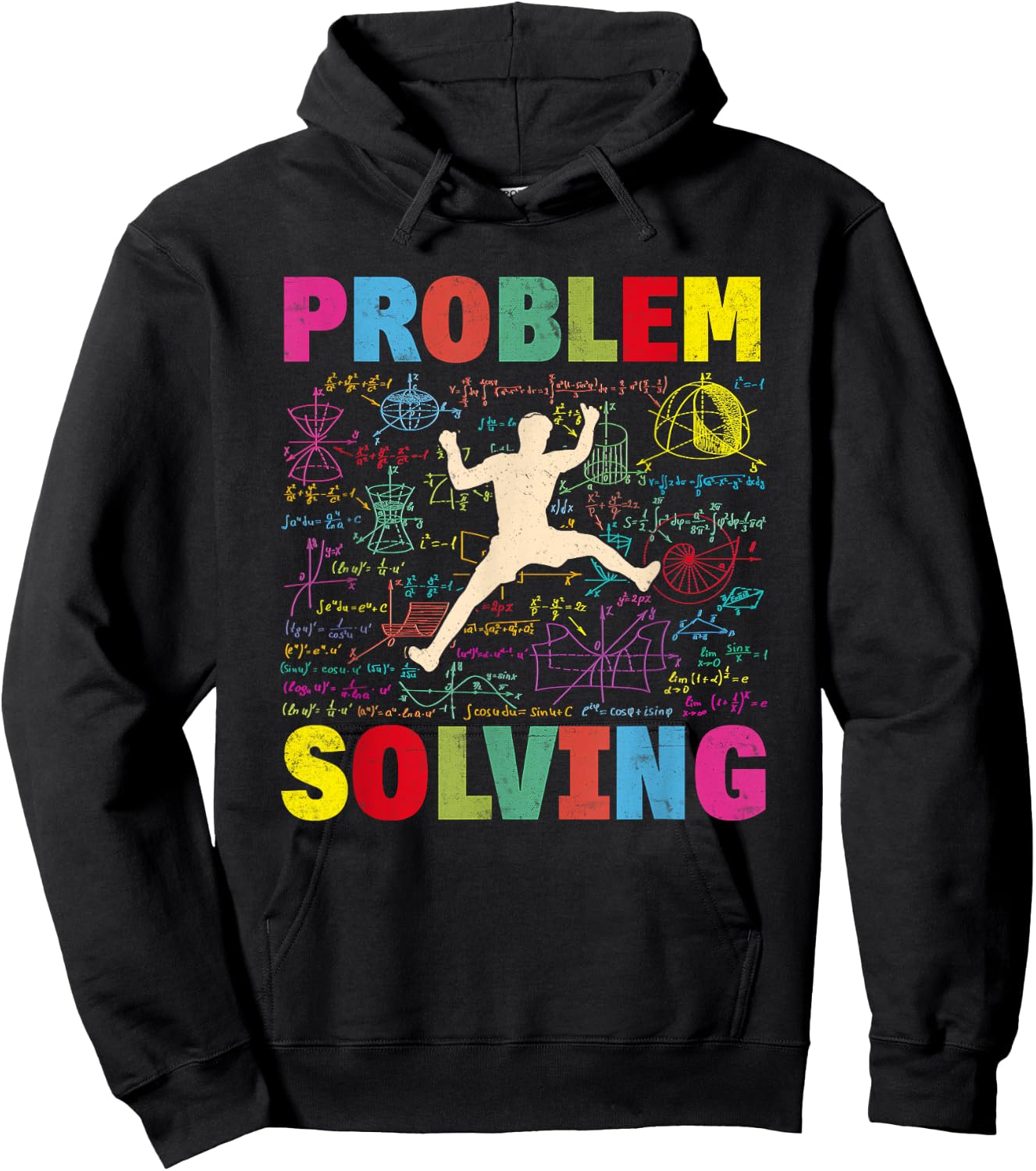 Mathematic Problem Solving Climber Rock Climbing Bouldering Hoodie - Hoodie | Black