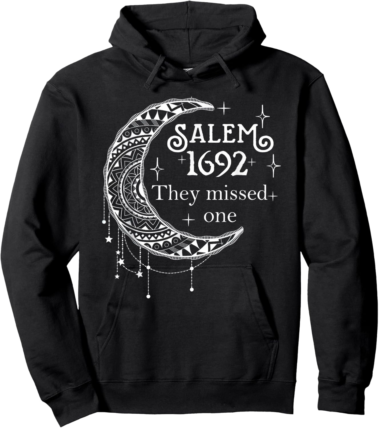Salem 1692 They Missed One - Salem Witch 1692 Halloween Hoodie - Hoodie | Black