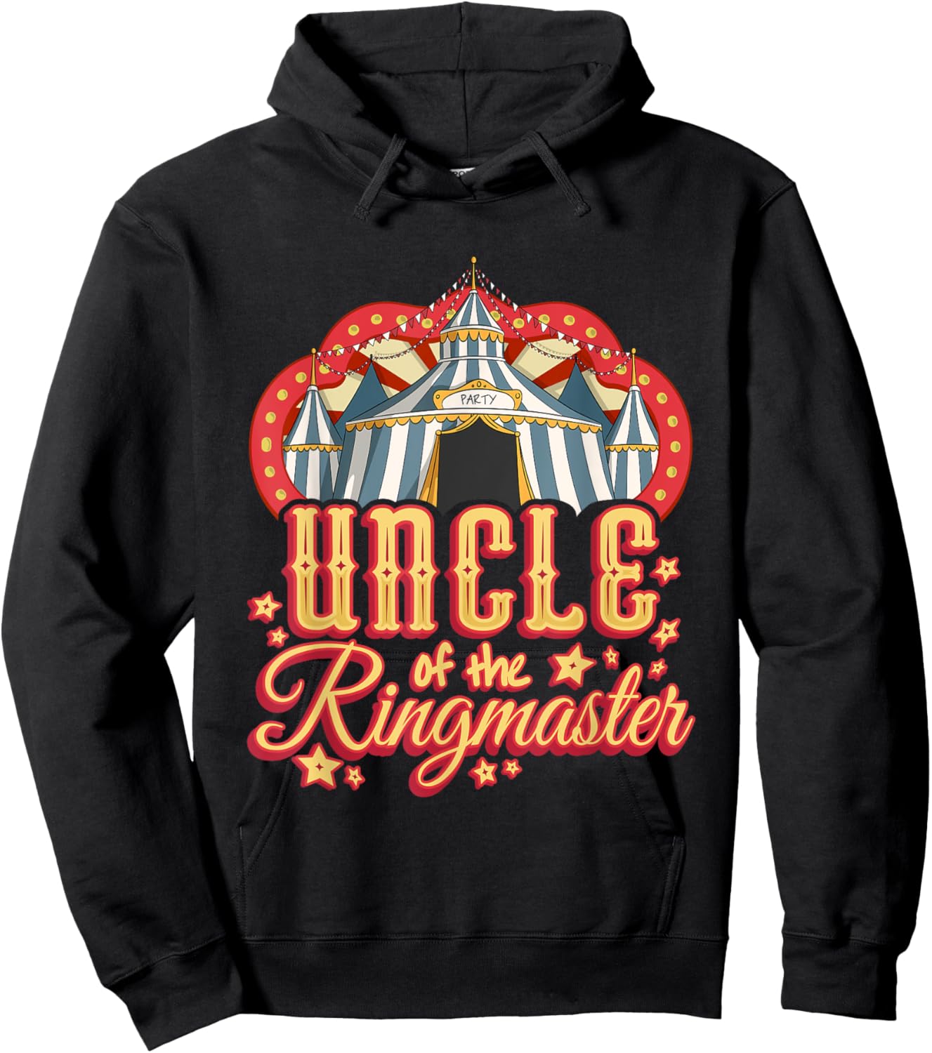 Uncle of the Ringmaster - Kids Circus Theme B-Day Party Hoodie - Hoodie | Black