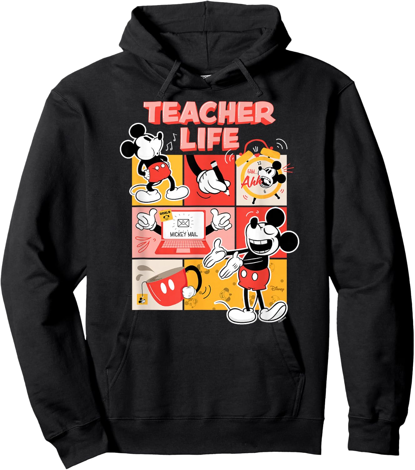 Mickey Mouse - Teacher Life Hoodie - Hoodie | Black