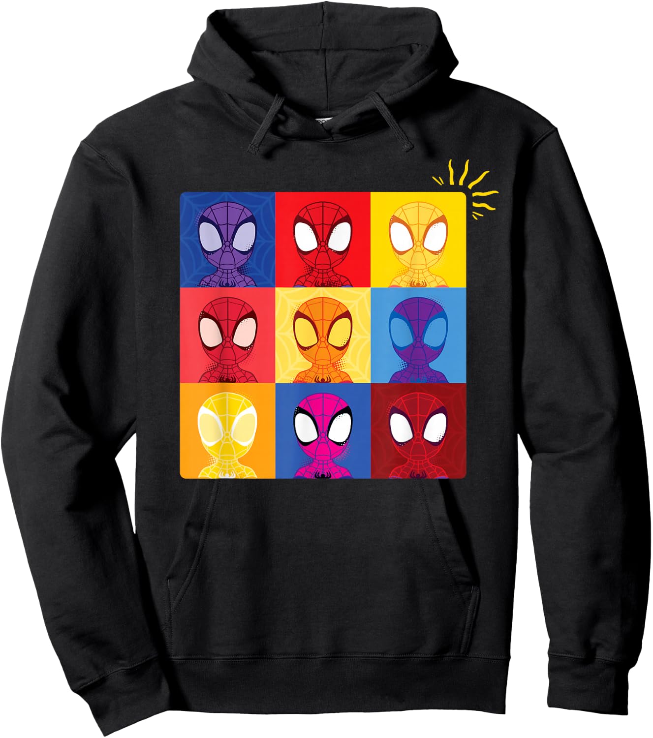 Marvel Spidey and His Amazing Friends Spider-Man Sense Hoodie - Hoodie | Black