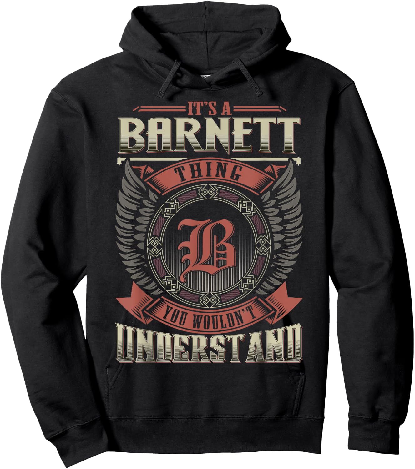 It's A BARNETT Thing You Wouldn't Understand Family Name Hoodie - Hoodie | Black