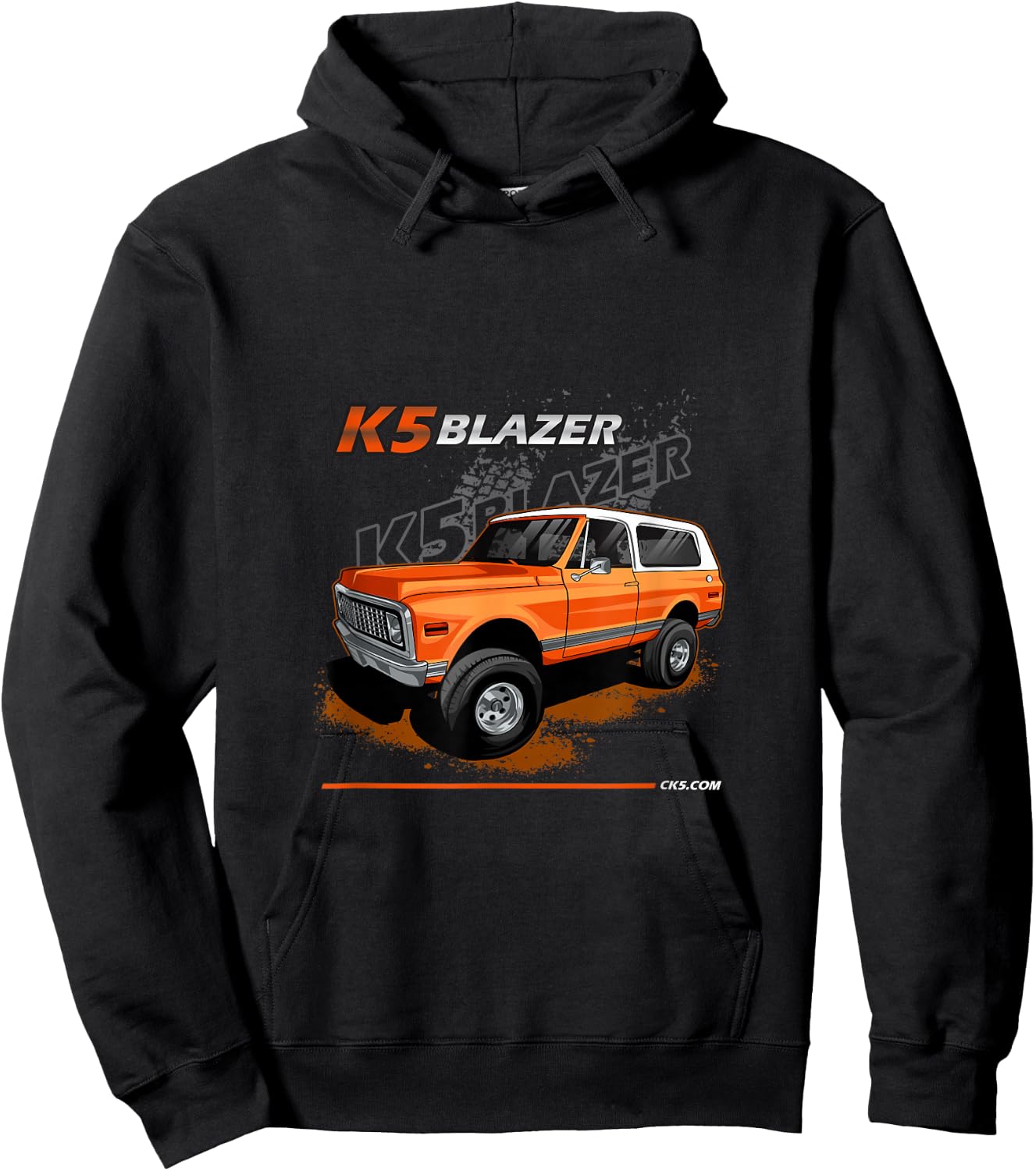 1971-1972 K5 Blazer 4x4 Hoodie - Hoodie | Black