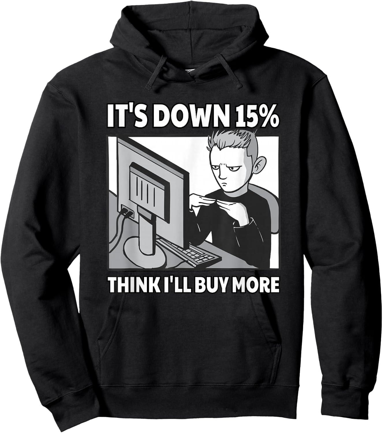 Cryptocurrency Trader Investor Meme Trading Hodler Bitcoin Hoodie - Hoodie | Black