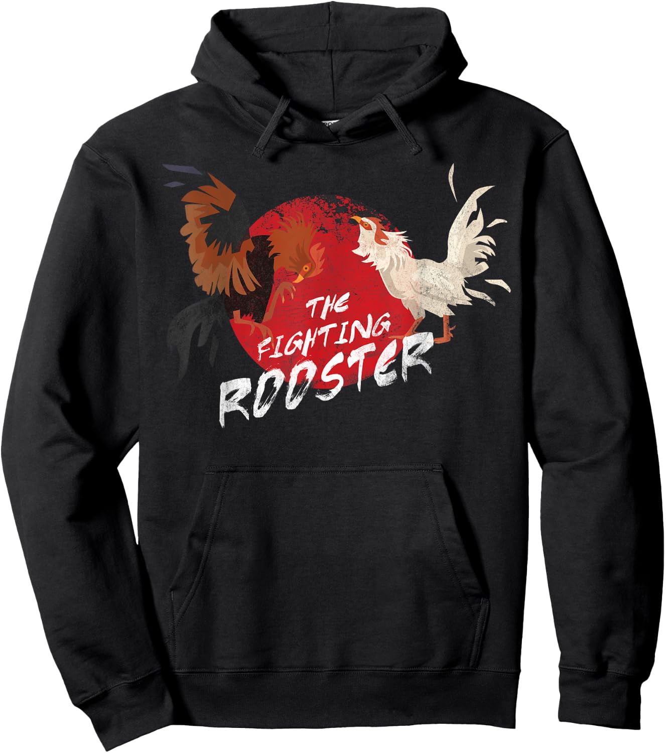 The Fighting Rooster Design for Chicken Lovers Hoodie - Hoodie | Black