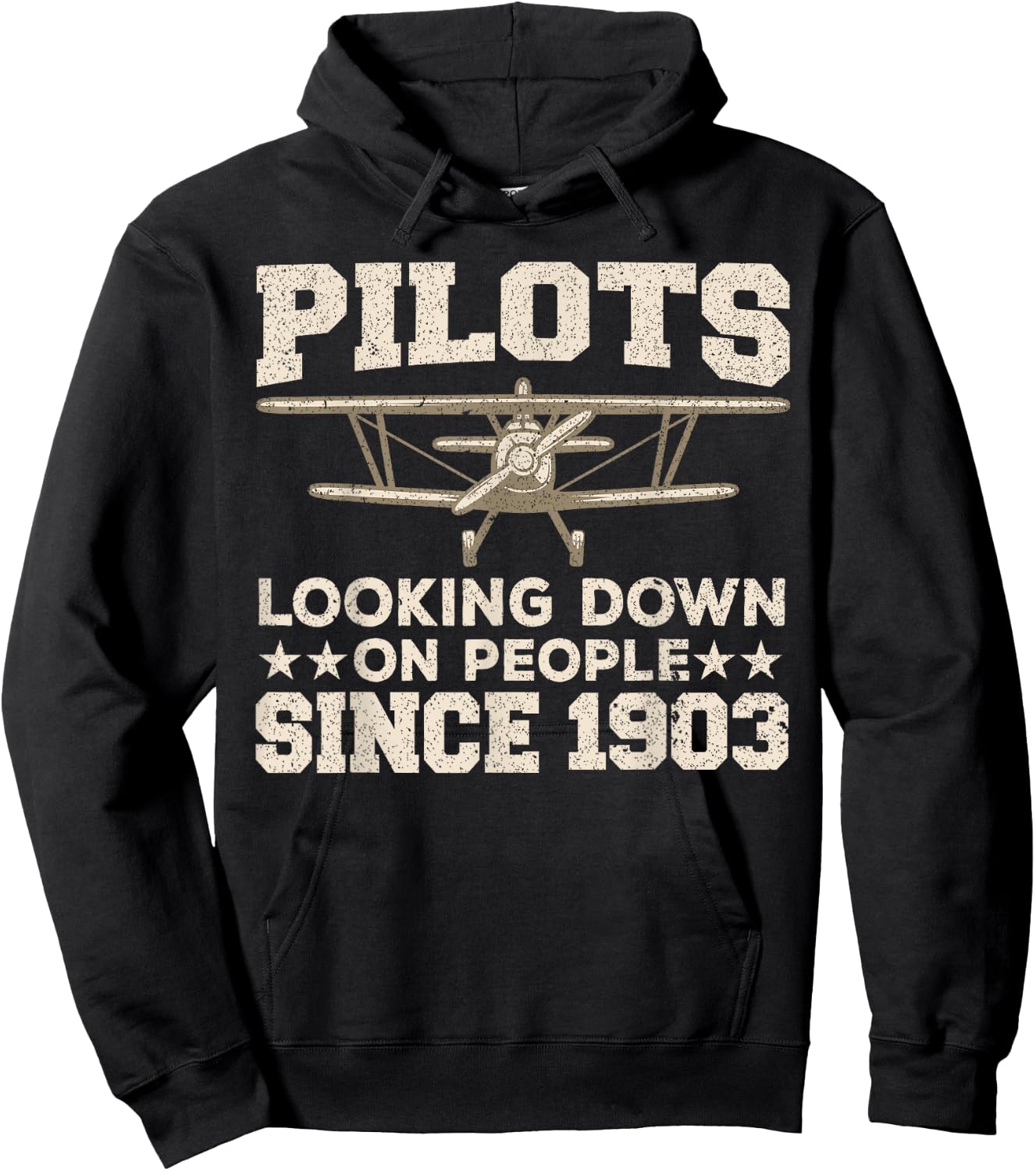 Cool Pilot Women Aircraft Pilot Airplane Flying Hoodie - Hoodie | Black