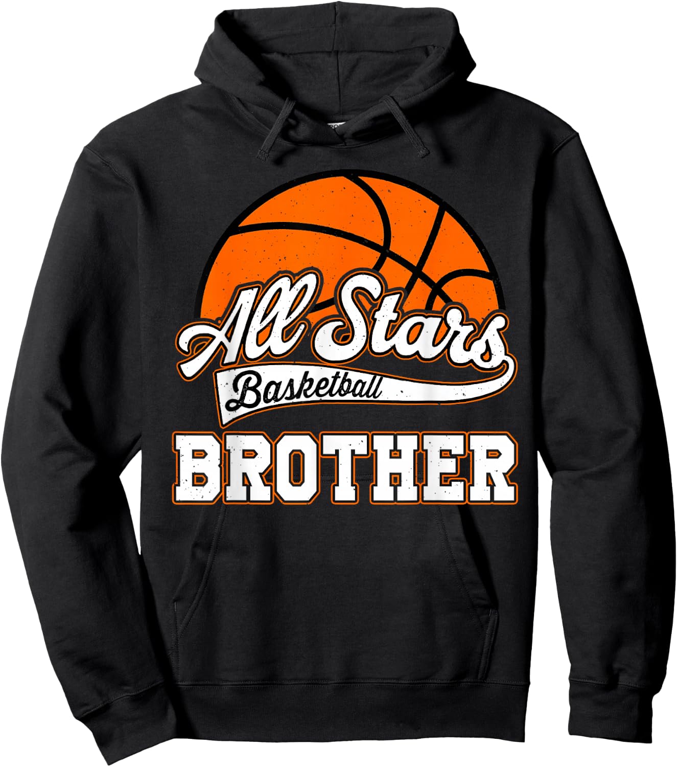 All-Star Basketball Brother of the Birthday Boy Baller Hoodie - Hoodie | Black