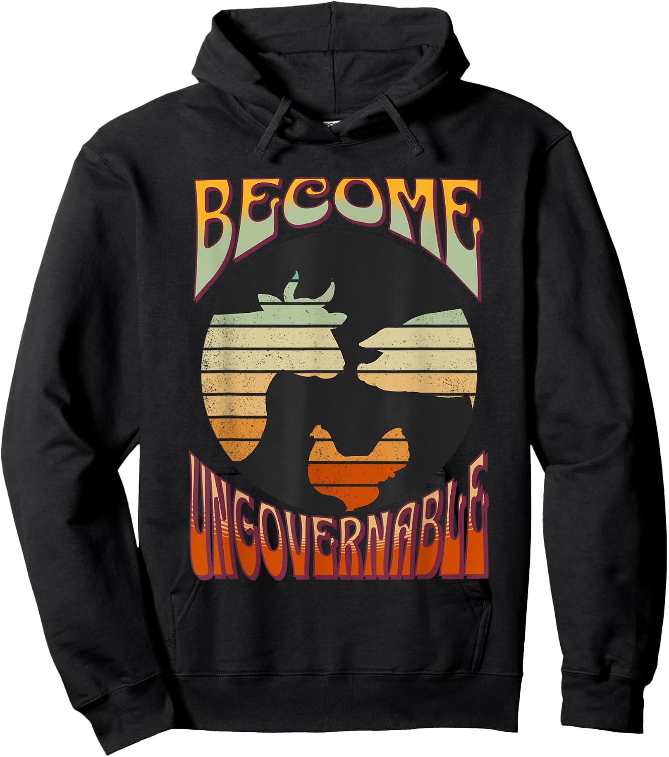 Become Ungovernable Homestead Resistance Choose Freedom T-Sh Hoodie - Hoodie | Black