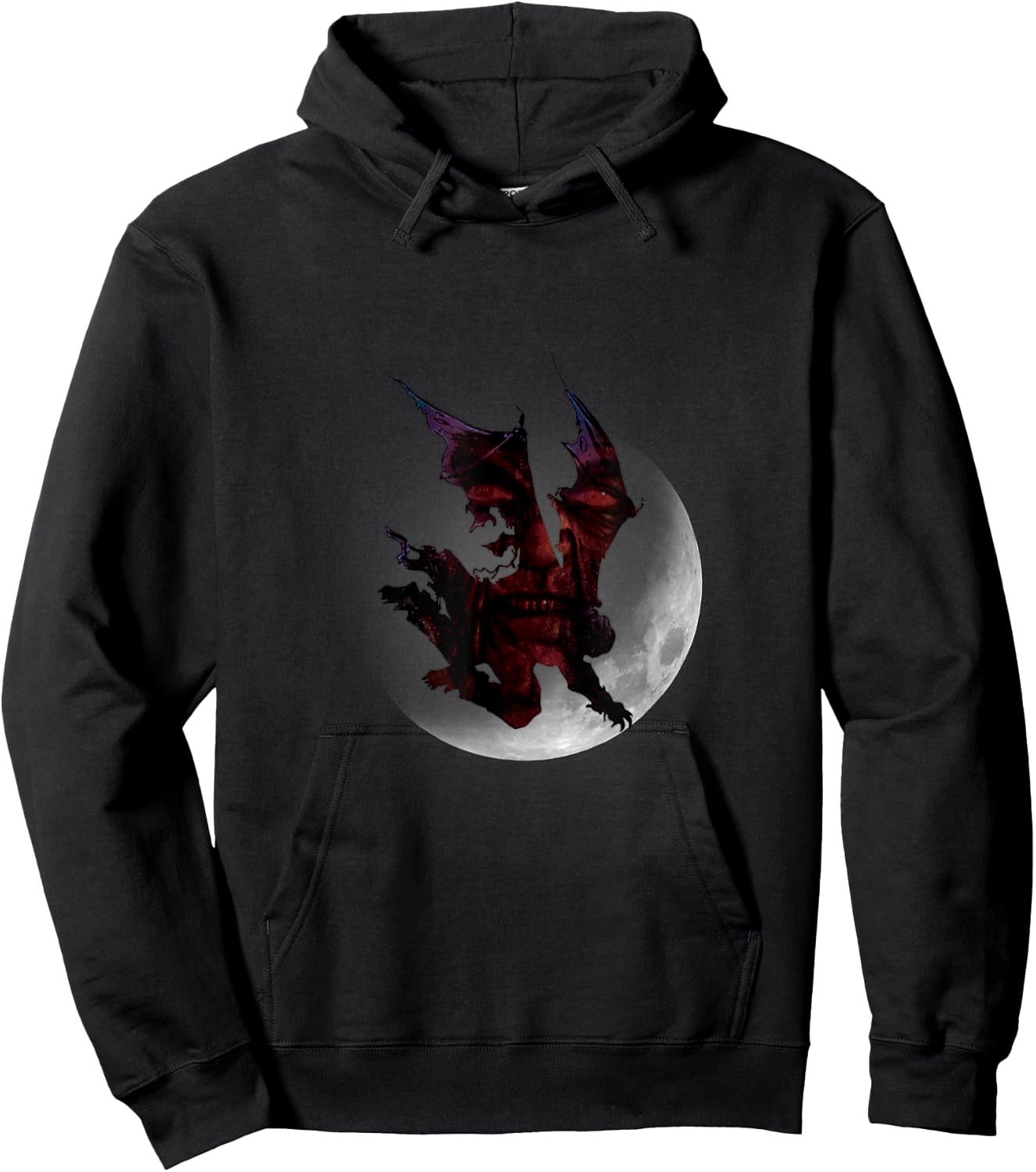 Jeepers Creepers Moon Silhouette Hoodie - Hoodie | Black
