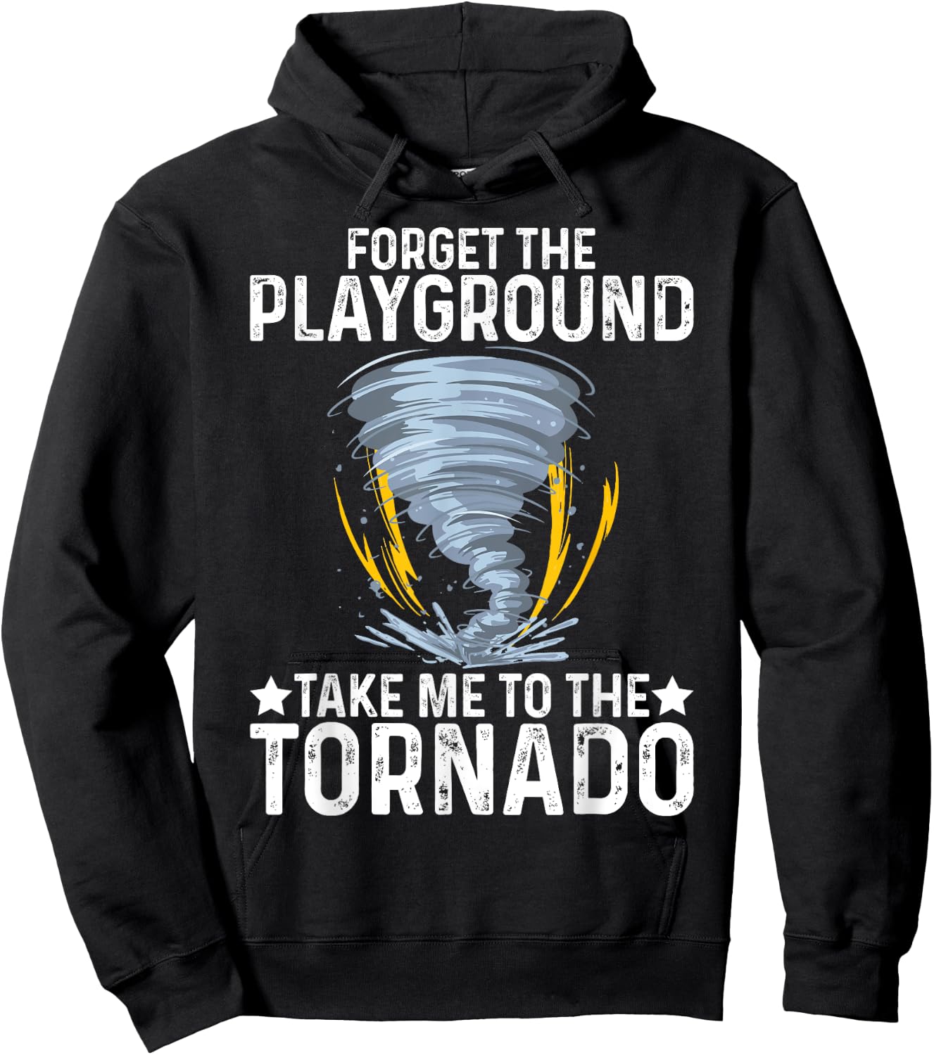 kids storm chaser tornado boys Storm chasing Hoodie - Hoodie | Black