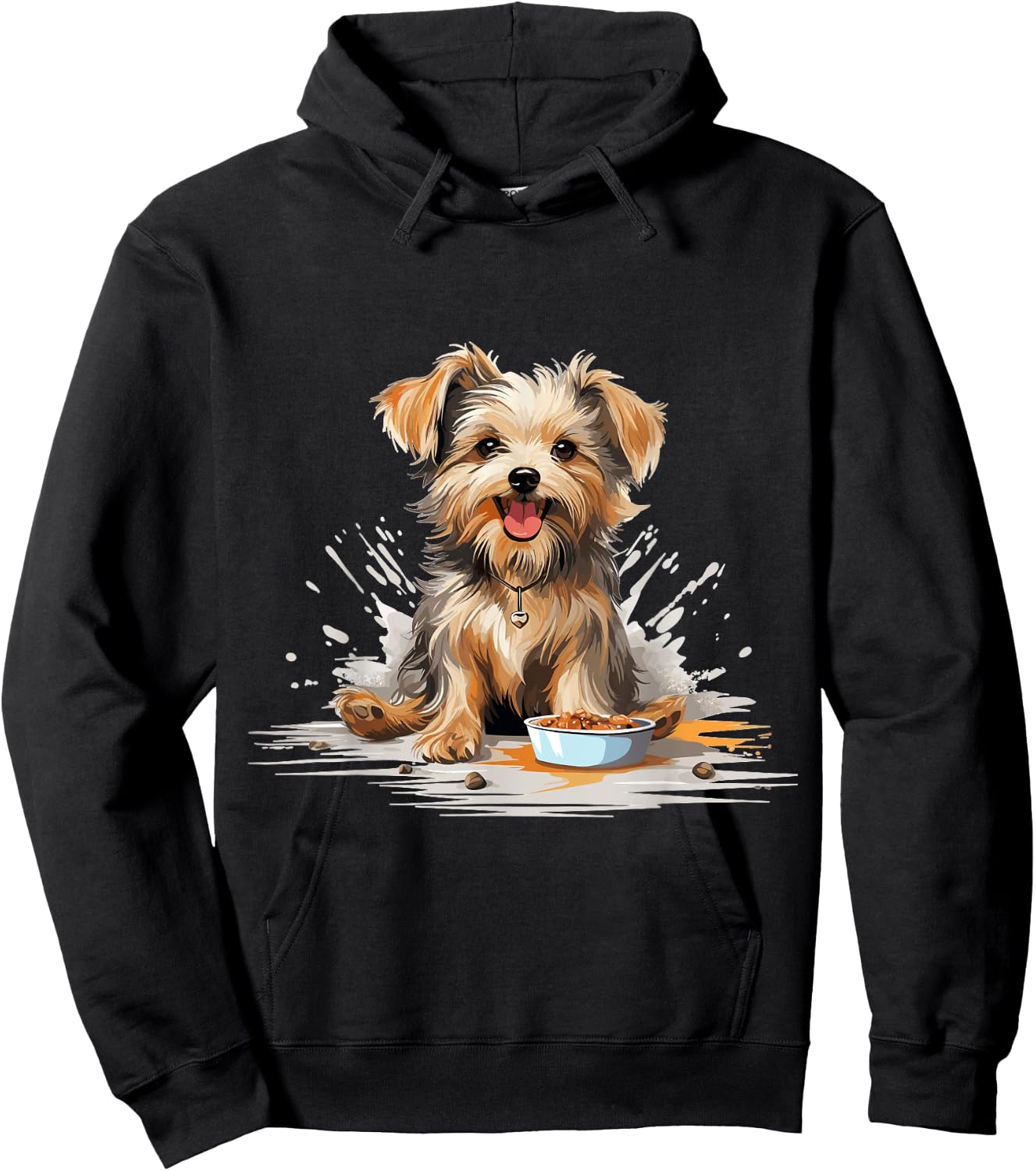Morkie Dog Breed Pet Cute Graphic Hoodie - Hoodie | Black