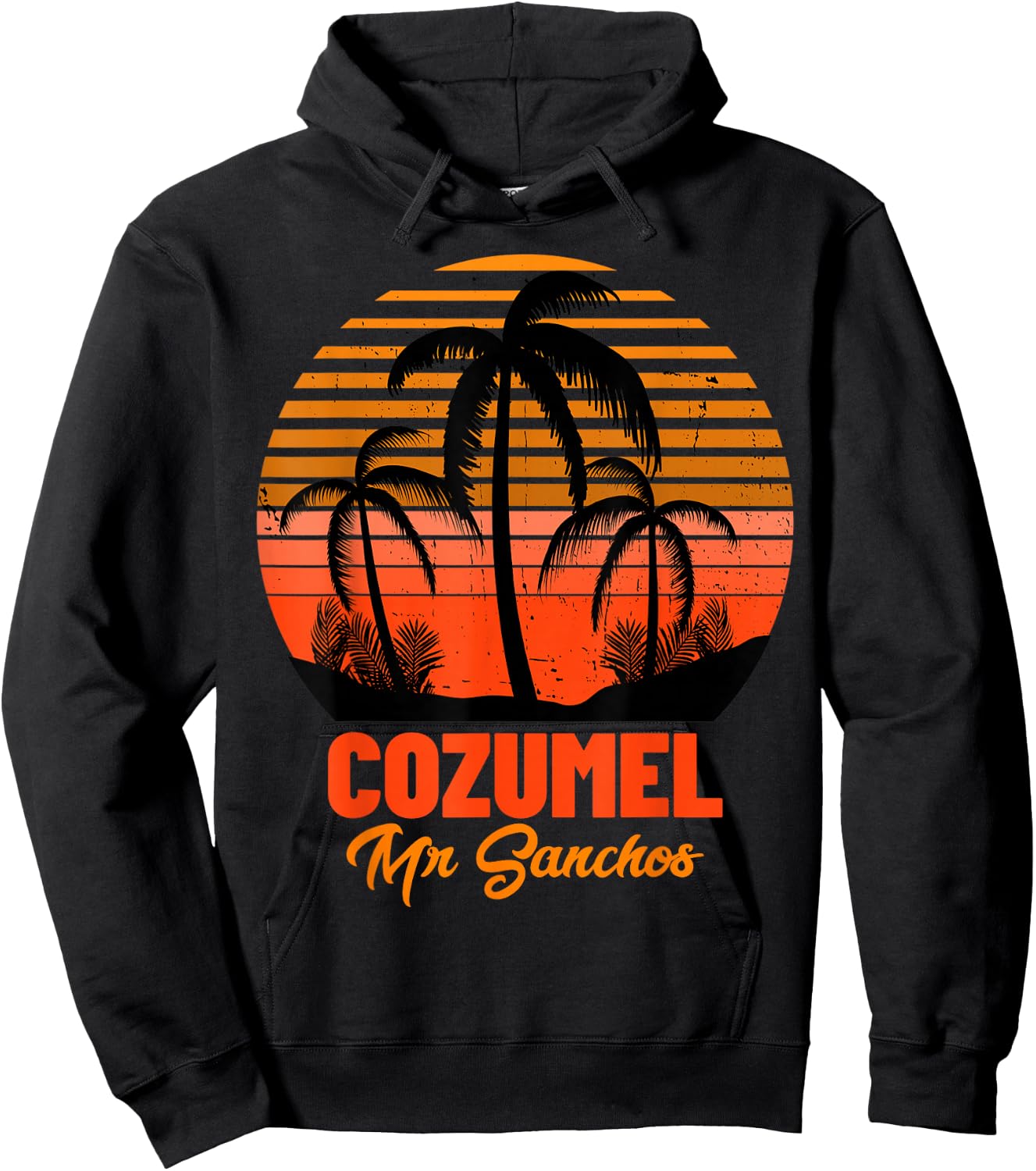 Mr Sanchos Beach Cozumel Mexico Hoodie - Hoodie | Black