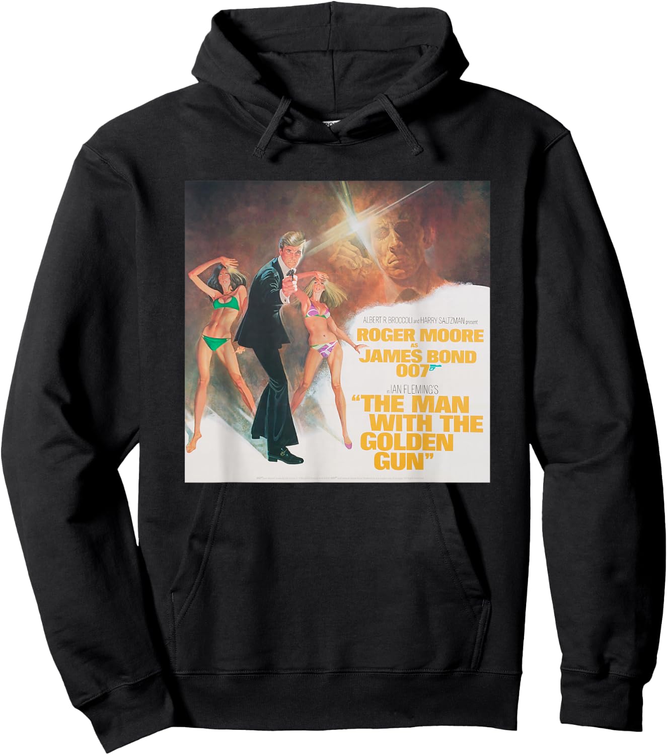 Official James Bond 007 The Man with The Golden Gun Hoodie - Hoodie | Black