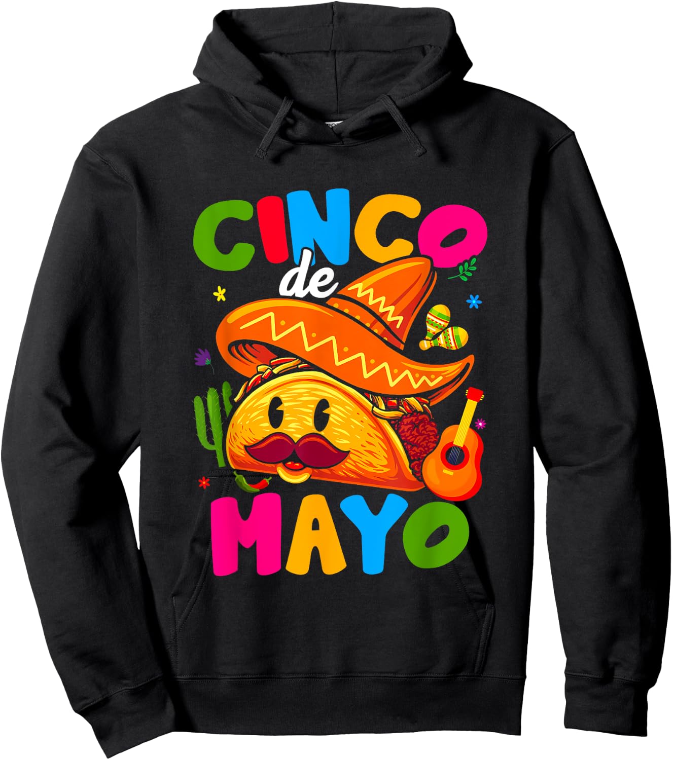 Cinco De Mayo Mexican Lets Fiesta 5 De Mayo Women Men Hoodie - Hoodie | Black