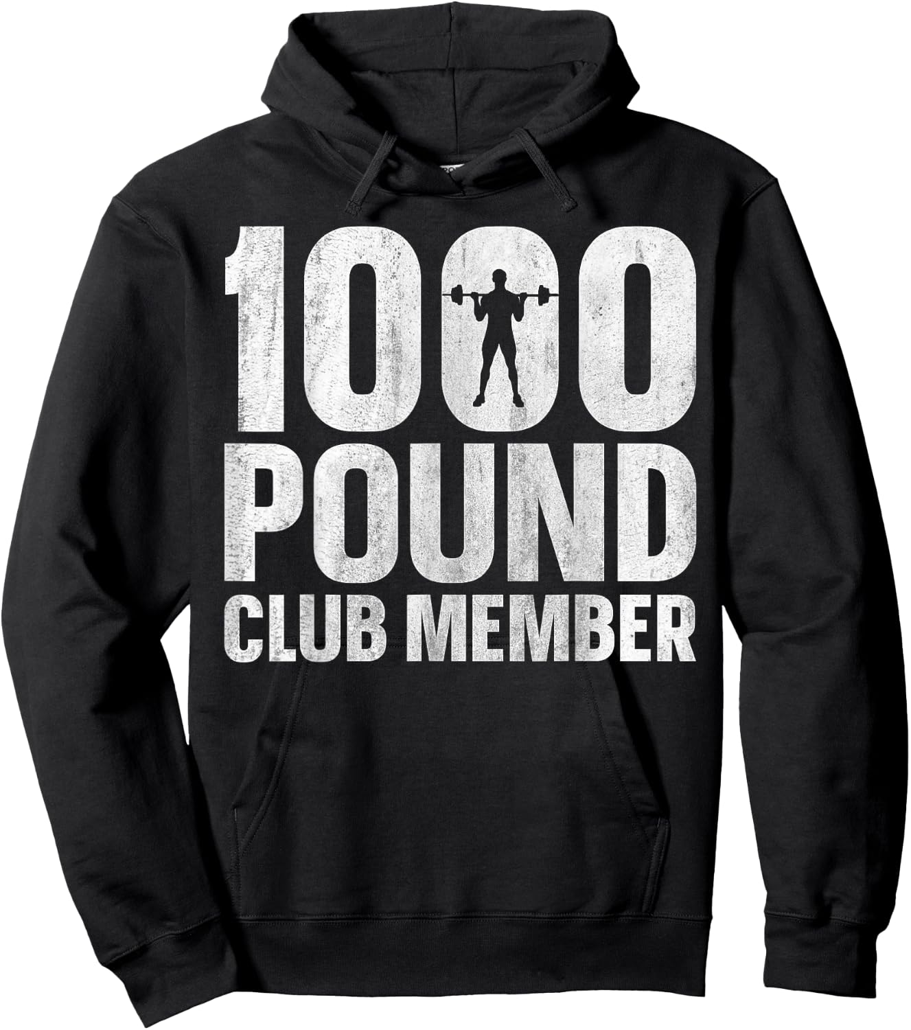 1000 Pound Club Member Hoodie - Hoodie | Black
